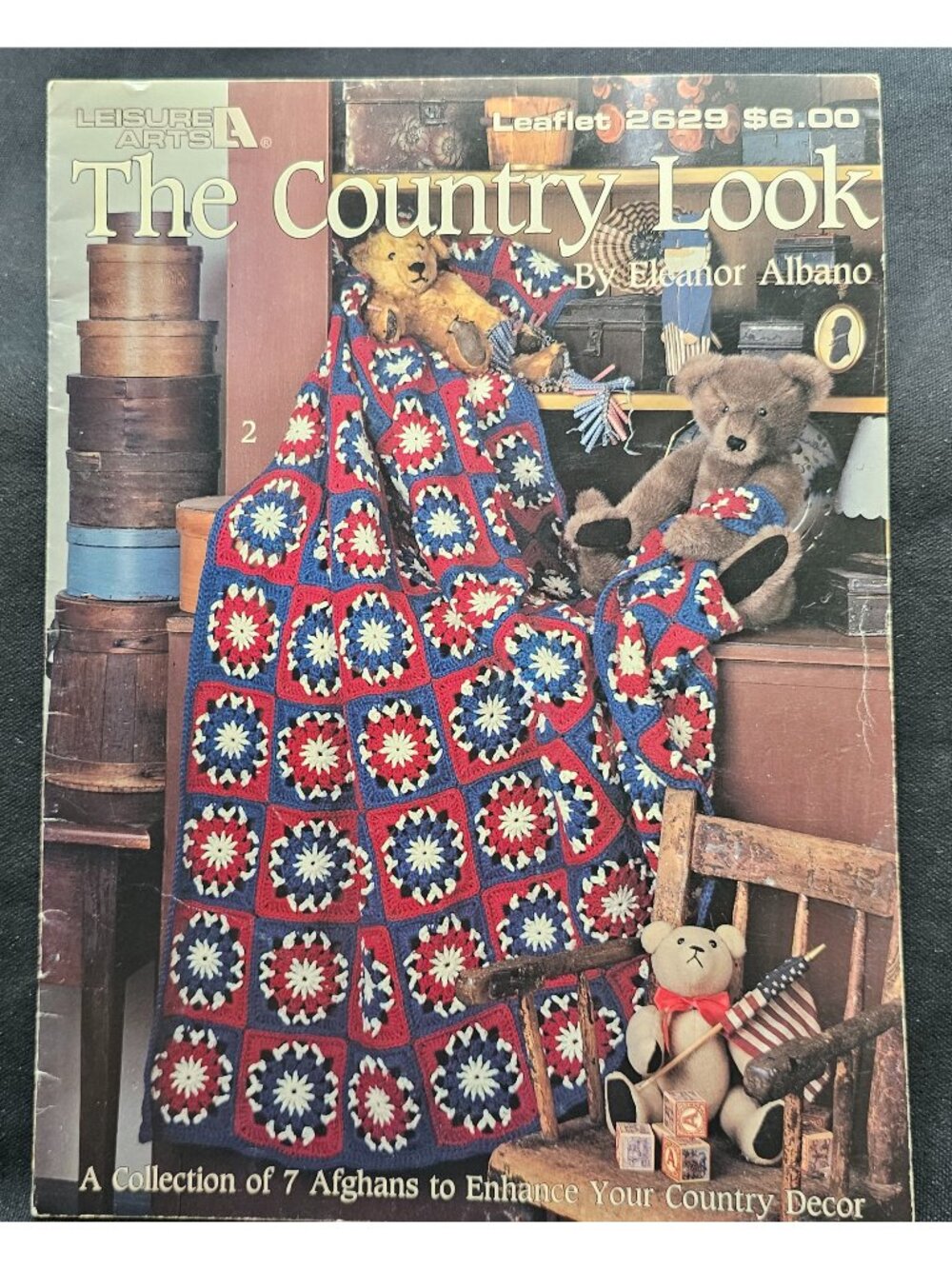 Leisure Arts The Country Look Eleanor Albano Leaflet 2629 7 Afghans